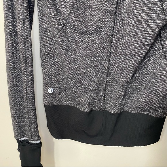 Lululemon Long Sleeve Half Zip Size 4 - Runderful gray grey - Picture 6 of 8